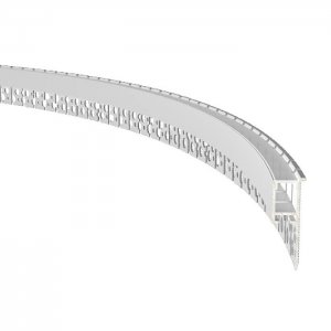 40MM Side Flexible Wall Waistline Light Channels - Recessed-Mount - For Strips Up To 7mm - 1m / 2m