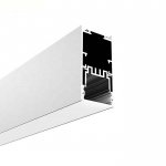 1.5" Pendant Linear LED Ceiling Channels For Hanging Lights - Surface - For Strips Up To 25mm - 1m / 2m