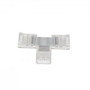 Solderless Clamp-On T Connector for 12mm RGB + CCT LED Strip Lights