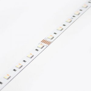5m RGB+CCT LED Strip Light - 5-in-1 Color-Changing LED Tape Light | 60 LEDs p/m | 24V | IP20 | 20Wp/m | RGB+2400K-6500K