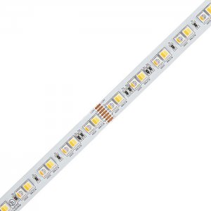 5m RGBA Tunable White LED Strip Light - Color-Changing LED Tape Light - 24V - IP20 - RGB+ACCT - 196.9in (16.40ft)
