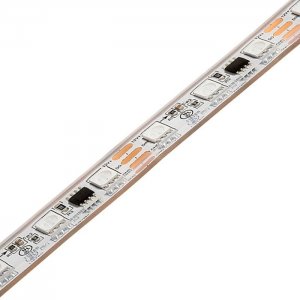 5m Digital RGB LED Strip Light - 18 LEDs/ft - Addressable Color-Chasing LED Tape Light - 12V - IP67 - RGB