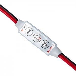 Single Color LED Controller with Dynamic Modes - Mini LED Dimmer
