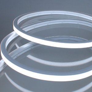 Neon LED Strip Lights - Midi Vertical Bend 13x12mm LED Neon Flex - Cool White5000K - IP67 - 24V - 5m