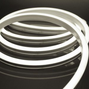 Neon LED Strip Lights - Maxi Horizontal Bend 12x17mm LED Neon Flex - Neutral White 4000K - IP67 - 24V - 5m