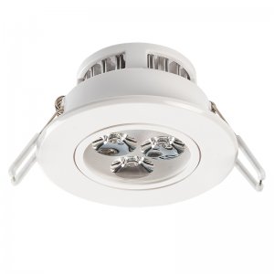 LED Recessed Ceiling DownLight Fixture - Aimable - 40 Watt Equivalent - 3.5" - 290 Lumens