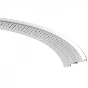 Side Bendable Aluminum Channels For Curved Cove Lights - Surface - For Strips Up To 15mm - 1m / 2m