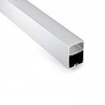 1.97" Pendant LED Aluminum Channel With Cover - Surface - For Strips Up To 38mm - 1m / 2m