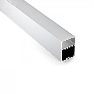 1.97" Pendant LED Aluminum Channel With Cover - Surface - For Strips Up To 38mm - 1m / 2m