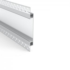 Up Down Lighting Plaster-in LED Diffuser Channels For Accent Lighting - Recessed-Mount - For Strips Up To 10mm - 1m / 2m