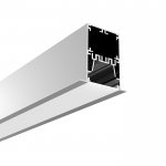 Recessed Ceiling Strip Light Diffuser For Architectural Lighting - Recessed-Mount - For Strips Up To 18mm - 1m / 2m