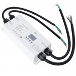 LED Waterproof DMX512 and RDM Decoder - 4 Channel - 5 Amp - 12-36V - Digital Display - DS-WDMX45