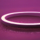 RGB Neon LED Strip Light - Architectural Color-Changing LED Neon Flex - Horizontal Bend 16mm Wide - 16x17mm - 24V - IP68 - 5m