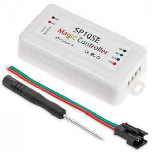 Magic-LED Bluetooth Controller for Digital RGB LED Strip Lights - SP105E