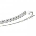 3.88 Inch Plaster-in Bendable LED Channel Tracks - Recessed-Mount - For Strips Up To 20mm - 1m / 2m