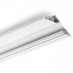 Plaster-In Aluminum Profiles For Dropped Ceiling Cove Lighting - Recessed-Mount - For Strips Up To 12mm - 1m / 2m