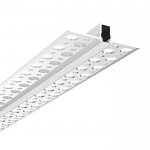 Slim Trimless Recessed LED Tape Channel For Drywall - Recessed-Mount - For Strips Up To 5mm - 1m / 2m