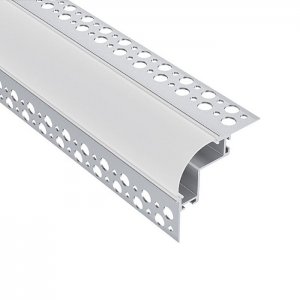 Mud-in Rounded LED Channels For Outside Corner Lighting - Recessed-Mount - For Strips Up To 10mm - 1m / 2m