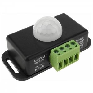 Mini PIR Motion Sensor Switch with Built In Timer - 12-24 VDC - 6 Amps - Mini PIR switch
