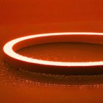 RGB Neon LED Strip Light - Architectural Color-Changing LED Neon Flex - Horizontal Bend 16mm Wide - 16x17mm - 24V - IP68 - 5m