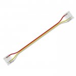 5.5" Solderless Clamp-On LED Jumper Connector - 12mm Tunable White COB Strip Lights