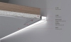47MM Border Linear Bendable Plaster-In LED Channel - Recessed-Mount - For Strips Up To 20mm - 1m / 2m