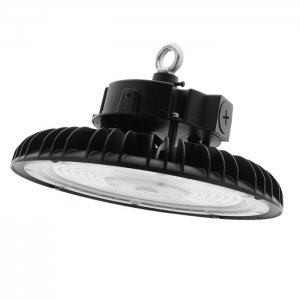 High Voltage Sensor Ready UFO LED High Bay Light - Optional Reflector - 150W Max - Selectable Wattage and CCT - 277-480 VAC - Up to 24,000 Lumens