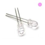 5mm LED - Pink 440nm 15 Degree Viewing Angle