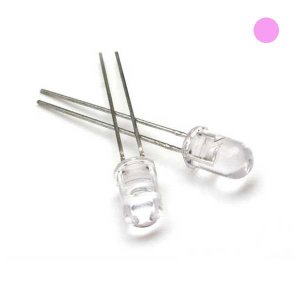 5mm LED - Pink 440nm 15 Degree Viewing Angle