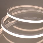 Neon LED Strip Lights - Midi Vertical Bend 13x12mm LED Neon Flex - Warm White 3000K - IP67 - 24V - 5m