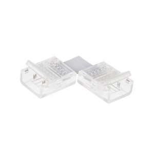 Solderless Clamp-On 'L' Connector - 12mm Single Color LED Strip Lights