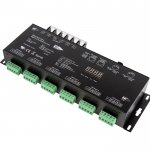 Master Slave Modes Switchable 24 Channel DMX512 & RDM Controller - Digital Display - 12-24 VDC