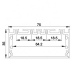 3 Inches LED Aluminium Profile Light For Pendant - Surface - For Strips Up To 60mm - 1m / 2m