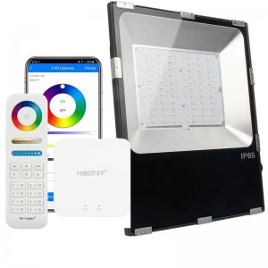 50W Smart RGBTW LED Flood Light Fixture - MiLight / MiBoxer RGB+Tunable White - Up To 4800 Lumens