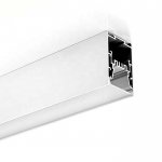 75mm Deep Pendant LED Channel For Task Lighting - Surface - For Strips Up To 25mm - 1m / 2m