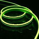 Neon LED Strip Lights - Mini LED Neon Flex - 4x10mm - Green - 12V - 5m
