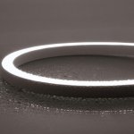 Tunable White Neon Strip Light - Architectural LED Neon Flex - Horizontal Bend 16mm Wide - 16x17mm - 24V - IP68 - 5m - 2200-5700K
