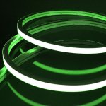RGBW Neon LED Strip Lights - Midi Vertical Bend 13x12mm RGBW Color-Changing LED Neon Flex - IP67 - 24V - 5m