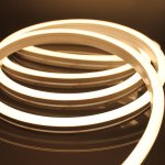 Neon LED Strip Lights - Maxi Horizontal Bend 12x17mm LED Neon Flex - Warm White 2700K - IP67 - 24V - 5m