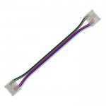 4" Solderless Clamp-On Jumper Connector - 12mm RGBW COB LED Strip Lights