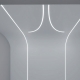 3.88 Inch Plaster-in Bendable LED Channel Tracks - Recessed-Mount - For Strips Up To 20mm - 1m / 2m