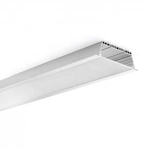 4 Inches Recessed LED Strip Aluminium Casing For Linear Ceiling Lighting - Recessed-Mount - For Strips Up To 40mm - 1m / 2m