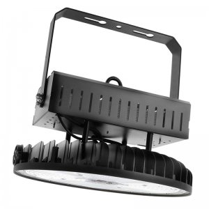 High Voltage Sensor Ready UFO LED High Bay Light - 500W Max - Selectable Wattage and CCT - 208-480 VAC - Up to 80,000 Lumens