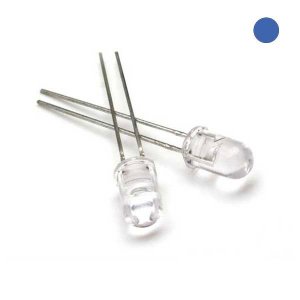 5mm LED - Blue 470nm 30 Degree Viewing Angle