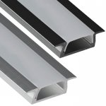 MICRO-NK Aluminum Channel - Recessed - For Strips Up To 11mm - 1m / 2m