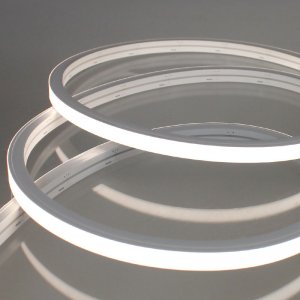 Neon LED Strip Lights - Midi Vertical Bend 13x12mm LED Neon Flex - Neutral White 4000K - IP67 - 24V - 5m