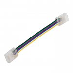 4" Solderless Clamp-On Jumper Connector - 12mm RGB + CCT LED Strip Lights
