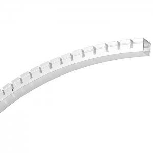 23.5MM Recessed Bendable Aluminum LED Tracks - Recessed-Mount - For Strips Up To 20mm - 1m / 2m