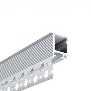 Recessed LED Strip Light Fixtures For 5/8" Drywall - Recessed-Mount - For Strips Up To 12mm - 1m / 2m