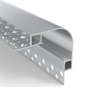 Recessed LED Strip Channels For 12.5MM Drywall - Recessed-Mount - For Strips Up To 10mm - 1m / 2m
